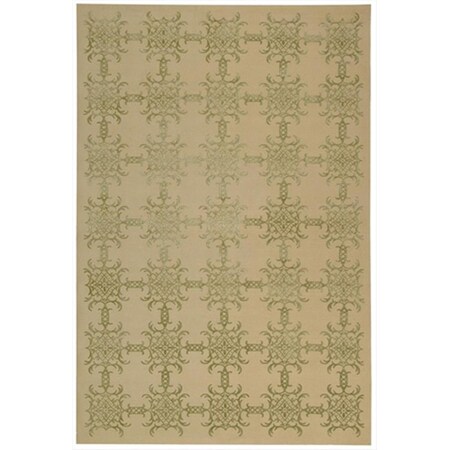 Safavieh 9 ft. 6 in. x 13 ft. 6 in. Large Rectangle Contemporary Martha Stewart Birch Hand Knotted Rug MSR5932B-10